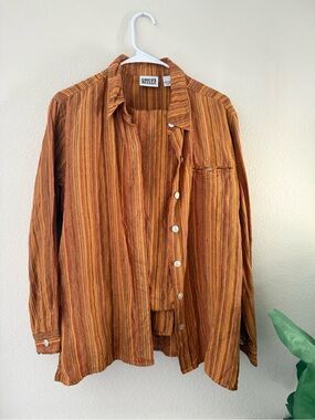 Chicos Designs Pant/Flannel Set